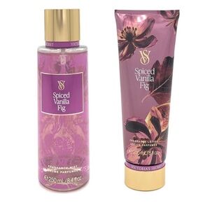 Victoria's Secret Limited Edition Spiced Vanilla Fig Body Mist & Lotion- NWT